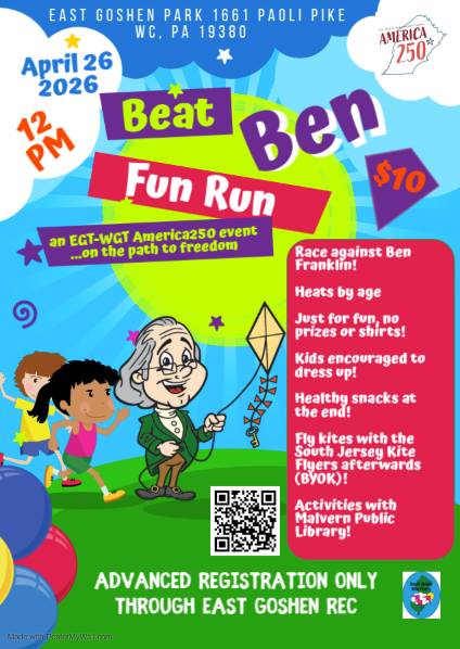 Beat Ben Fun Run Flyer