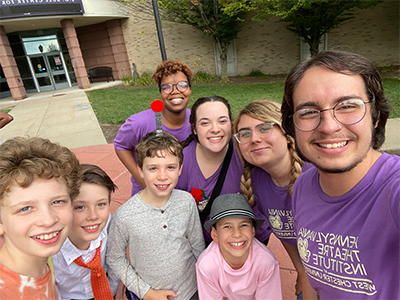 PA Theatre Institute Summer Camp Counselors with Campers
