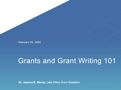 Grant Writing 101 Workshop