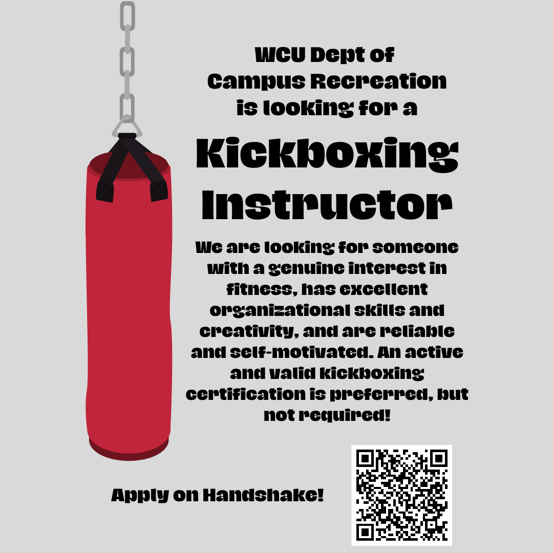 We are looking for someone with a scnuine interest in fitness, has excelicht organizational skills and creativity, and are reliable and self-motivated. An active and valid kickboxing certification is preferrecl, but not required!