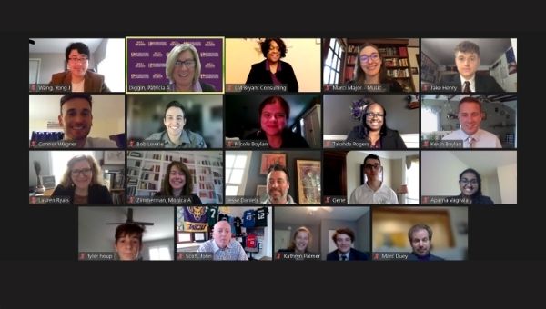 WCU Business Idea Competition Zoom meeting