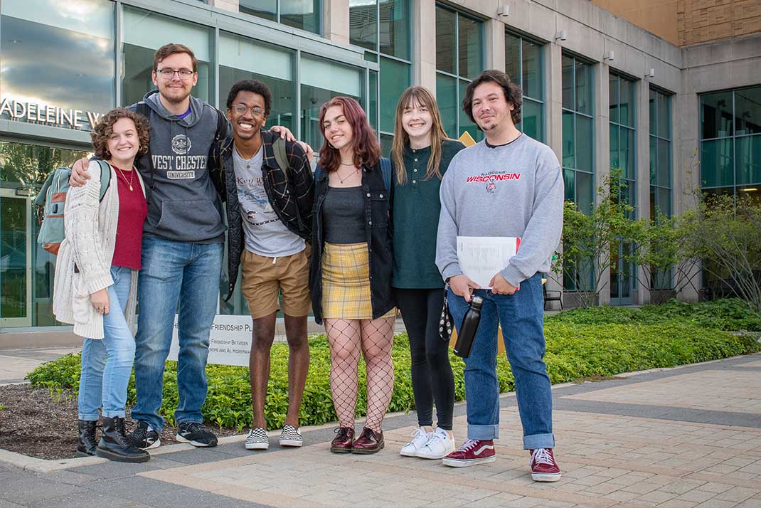 wcu students in group photo