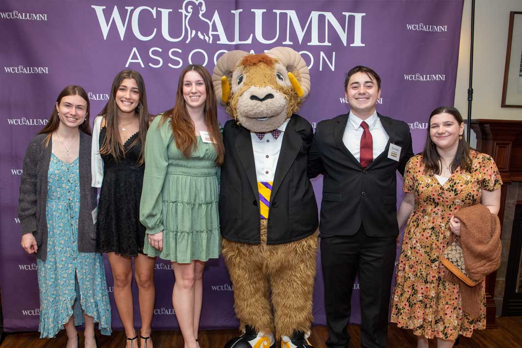 Centennial banquet large photo of WCU students