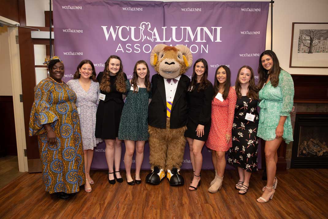 Centennial banquet large photo of WCU students