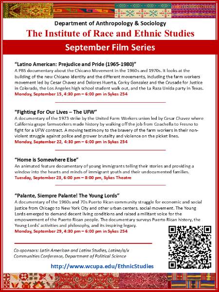 September film series flier
