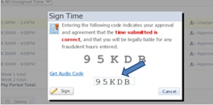 Input the code the system directs you to input. It is different every time you log on.